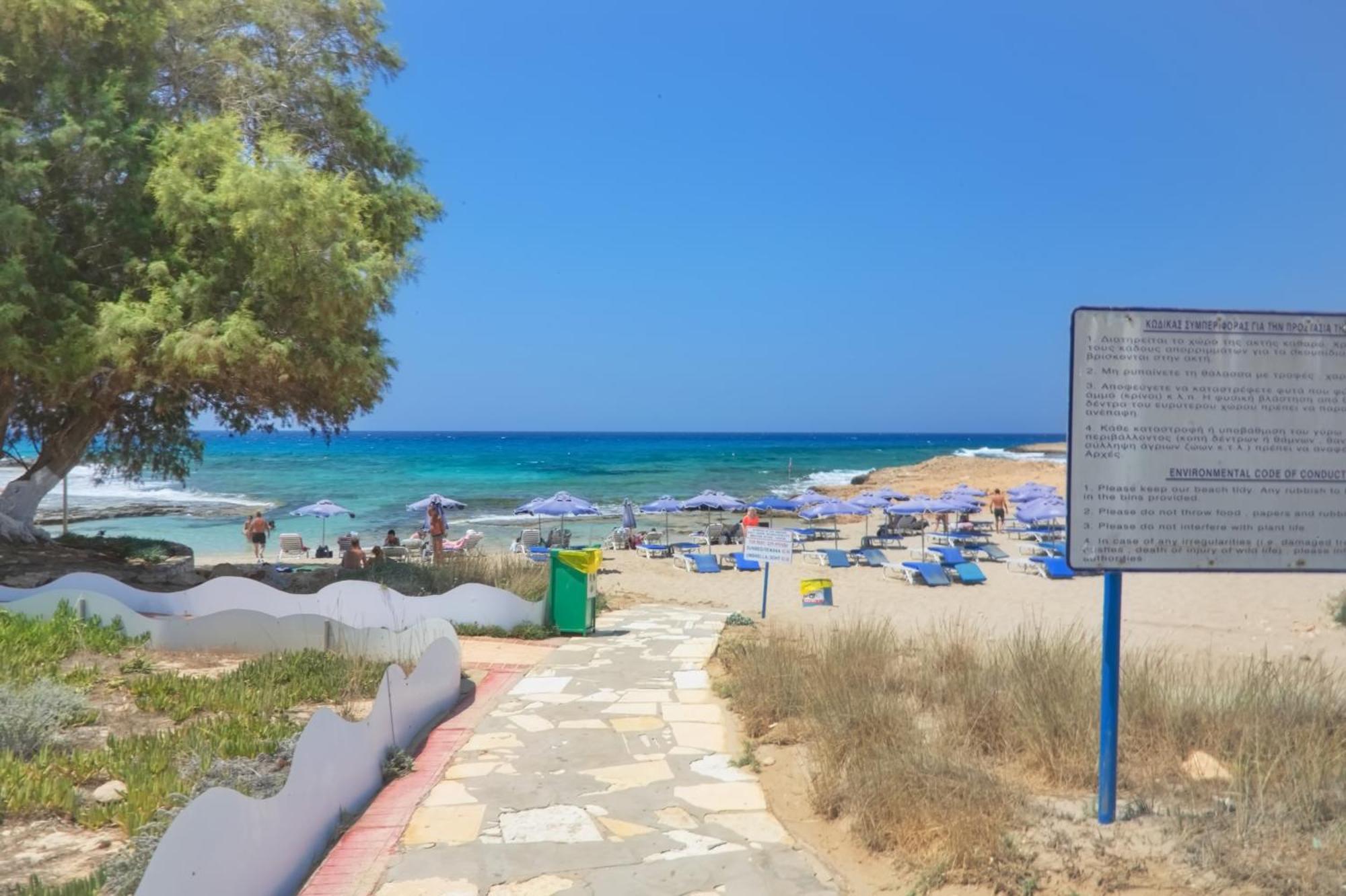 Beachfront Luxury Villa Idania Ayia Napa Exterior photo
