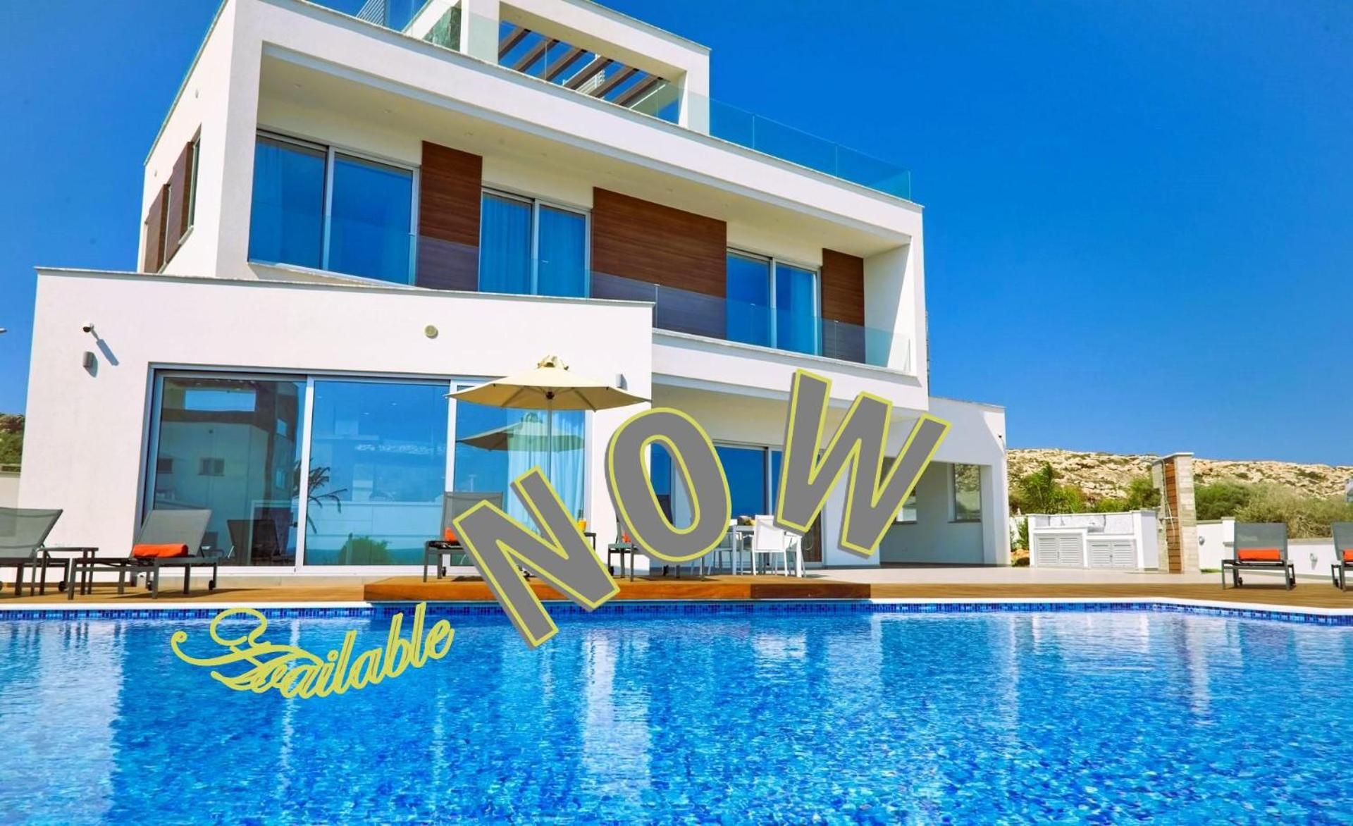 Beachfront Luxury Villa Idania Ayia Napa Exterior photo